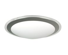 Vello Round Silver 22W Fluorescent Oyster - OL48410/22SIL