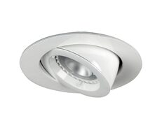 Chip 7W Adjustable LED Downlight White / Warm White - LF3824/3000WH