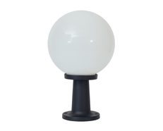 Ivela 25cm Opal Sphere Pillar Mount Light Black - 18609
