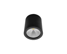 Sura Surface Mount 10W LED Dimmable Downlight Black / Warm White - 17461