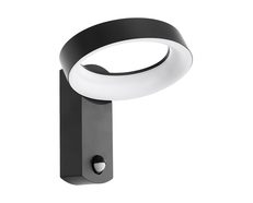 Pernate 11W LED Wall Light with Sensor Black / Warm White - 97308