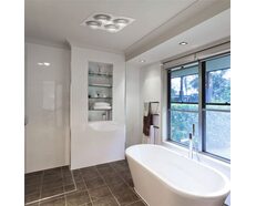 Forme 4 Light 3 in 1 Bathroom Heater / White / Tri-Colour - MBHF4LW