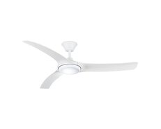 Aqua 52" IP66 DC Ceiling Fan with 18W Dimmable CCT LED / Matt White- AIPL2667