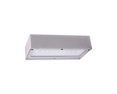 Solar Up & Down LED Wall Light Silver / Warm White - SLDWL228-3K/SIL