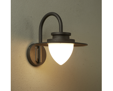 Hythe 8W LED Wall Lantern Charcoal / Warm White - F240-GR