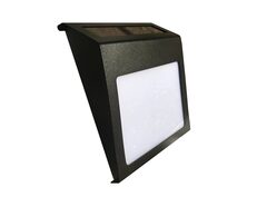 Illuminated Solar LED House Number Black / Warm White - SLDIHN1-BLK-WW