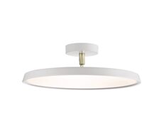 Alba 14W Dimmable LED Semi-Flush Mount Light White / Warm White - 77176001
