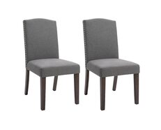 Lethbridge Dining Chair Light Grey (Pair) - 32385