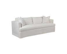 Birkshire 3 Seater Slip Cover Sofa Off White Linen - 32228