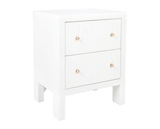 Ariana Bedside Table Small White - 32646