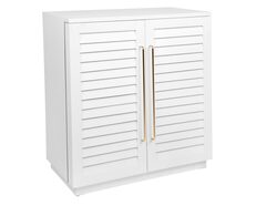Loft Oak Bar Cabinet White - 32747
