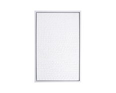 White Ripples Canvas Painting - 52974