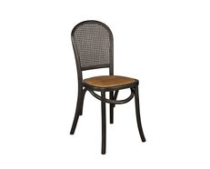 Denver Provincial Oak Dining Chair Black - FUR1061BL