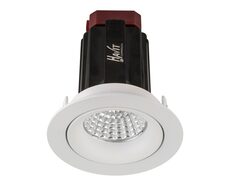 Lyra 9W Round Tilt Recessed Dali Dimmable LED Downlight White / Quinto - HCP-81340209