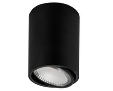 Nella 18W Round Tilt Surface Mounted Dali Dimmable LED Downlight Black / Tri-Colour - HCP-8021804