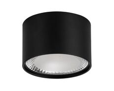 Nella 12W Round Fixed Surface Mounted Dali Dimmable LED Downlight Black / Tri-Colour - HCP-8921204