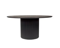 Arlo Round Dining Table 1.5m Black - B32820