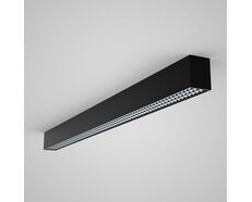 Proline 1000mm 30W LED Triac Dimmable Extension or Surface Mount With Crate Diffuser Matt Black / Tri-Colour - HCP-60252712