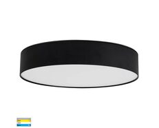 Nella 30W 240V Dimmable Surface Mounted LED Oyster Light Black / Tri-Colour - HV5893T-BLK