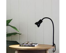 Scope Adjustable Gooseneck Clamp Lamp Black - SL98431BK