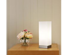 Pepe Square Touch Table Lamp Brushed Chrome - OL99481BC