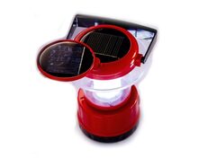 Portable Solar LED Lantern Red / Cool White – SLDL2271A-RED