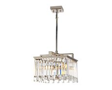Aries 4 Light Small Chandelier Polished Nickel - ARIES-4P-S
