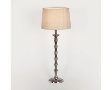 Jordan Table Lamp Antique Silver With Shade - ELPIM31320AS