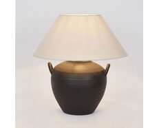 Camille Table Lamp With Shade Black - ELFYF1012BK