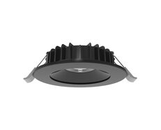 Swap-Sleek 8W LED Dimmable Downlight Black / Tri-Colour - 21456