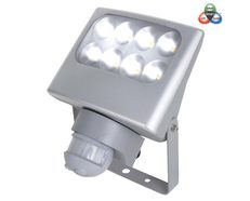 Smart Single LED Floodlight With Sensor Silver - FLLED6170S