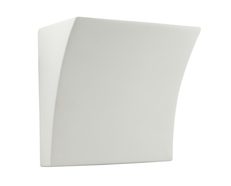 Belfiore 240V G9 Raw Ceramic Wall Uplight - 11034