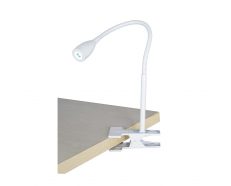 Sassy 3W LED Clamp Lamp White / Warm White - 17993/05