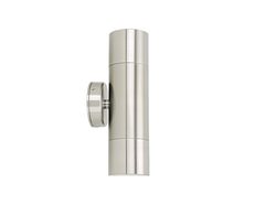 Elegant 12W 240V Up & Down LED Wall Pillar 316 Stainless Steel / Cool White - AT5004/316/LED