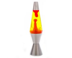 Silver/Red/Yellow Lava Diamond Motion Lamp - LP-113