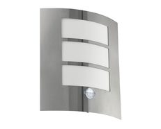 City Exterior Wall Light With Sensor Stainless Steel - 88142
