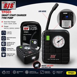 Portable 12V Tyre Pump - TP001