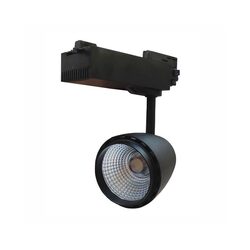 LED 30W 3 Circuit Dimmable Track Light Black Frame / Natural White - TRKBLHDN