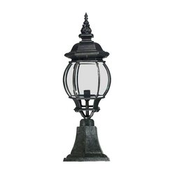 Flinders Medium Pillar Mount Antique Black - LOI1001683