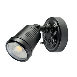Hunter-III 11W LED Single Spotlight Black / Cool White - 19239/06