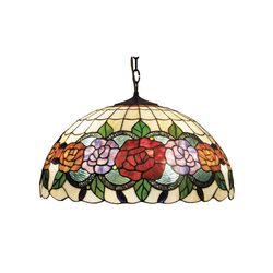 Red Rose Tiffany Pendant - HL-203065-CD