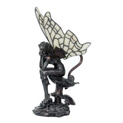 Art Deco Fairy On Mushroom Table Lamp - TL-7818