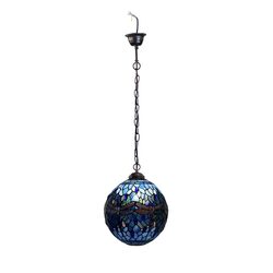 Dragonfly Tiffany Pendant Blue - HL-122793