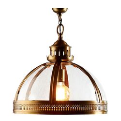 Winston Pendant Large Antique Brass - ELCITFR3790B