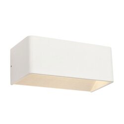 Pentax 6 Watt LED Wall Light Large Matt White / Warm White - PENT6WLEDLGE