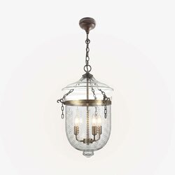 Bell Jar Pendant Medium Brass - ELKH307