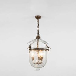 Bell Jar Pendant Small Brass - ELKH308
