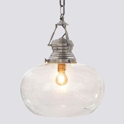 Paddington Pendant Large Antique Silver - ELPIM50834AS