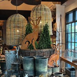 Rattan 1 Light Bell Pendant Small - ELPYRR7500NA