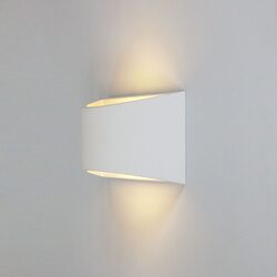 Lia Plaster Wall Washer Light White - OL53512